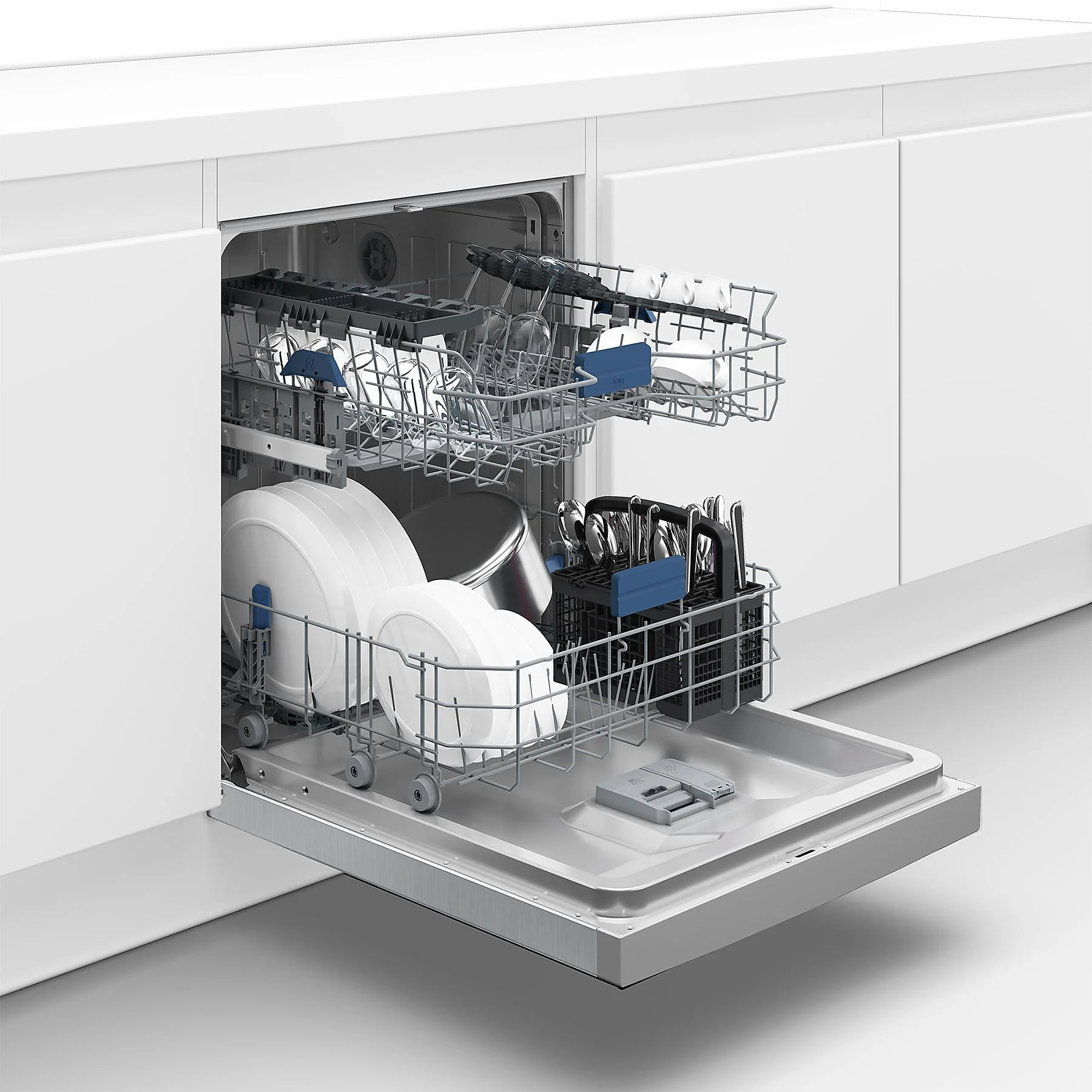 Lavastoviglie BEKO BDUN36451X (da incasso, larghezza 598 mm, 42 dB (A), B) - immagine 2
