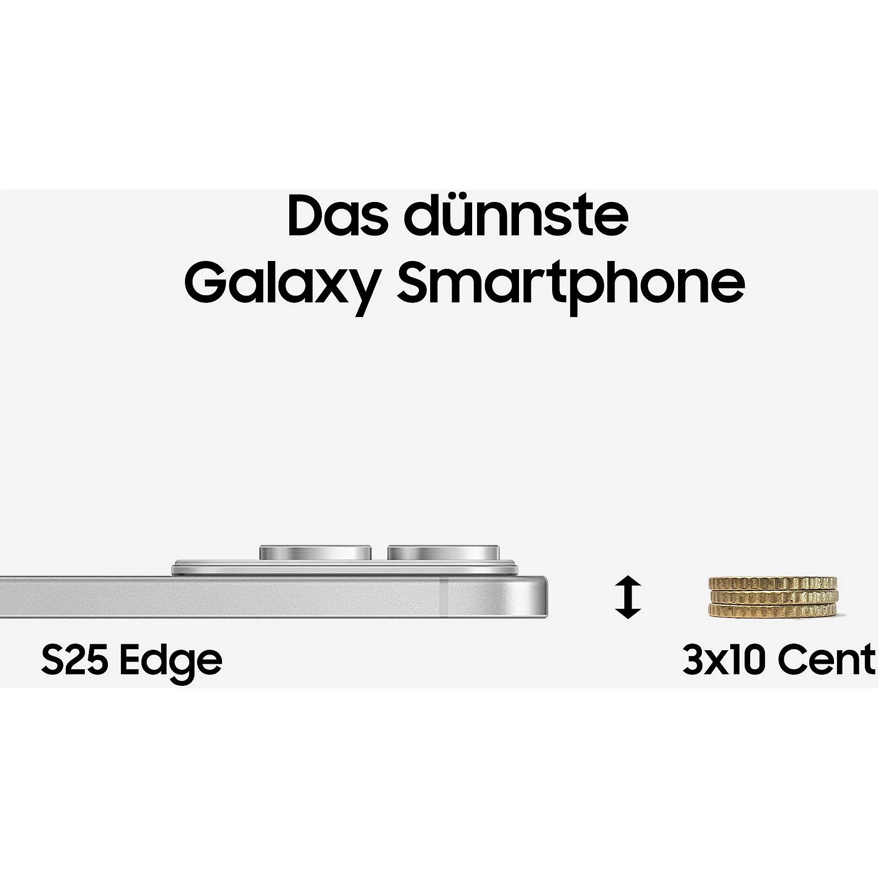 SAMSUNG Galaxy S25 Edge 256 GB Titanio Jetblack Dual SIM - immagine 8