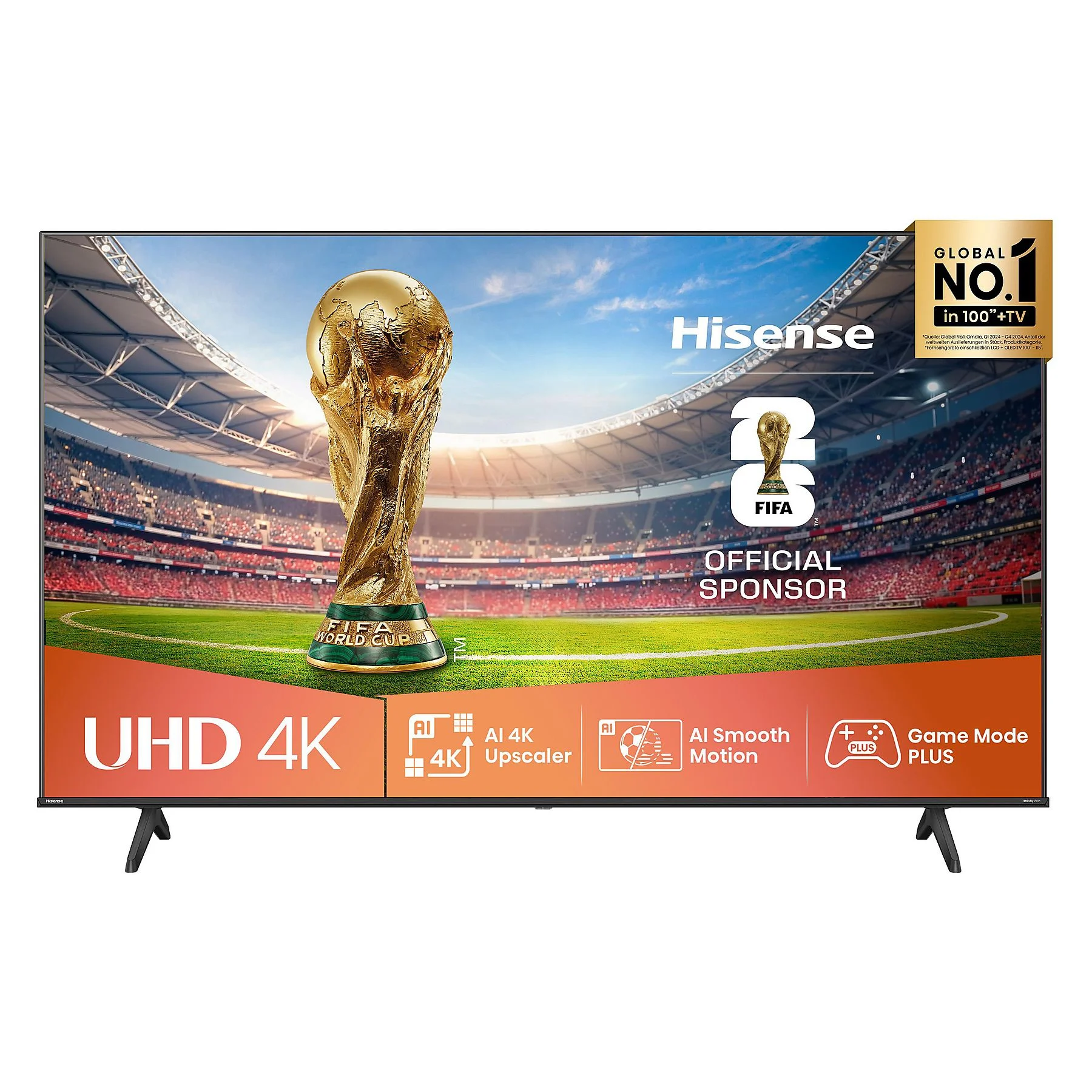 TV LED HISENSE 75A6N (piatto, 75 pollici / 189 cm, UHD 4K, SMART TV) - immagine 2